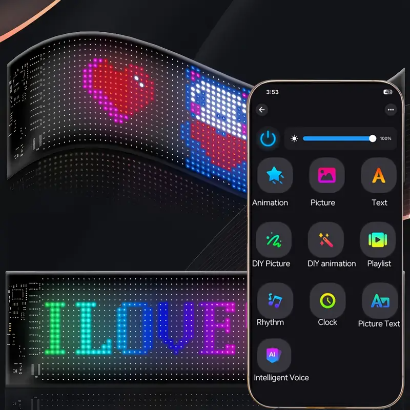 Programmerbar LED-display